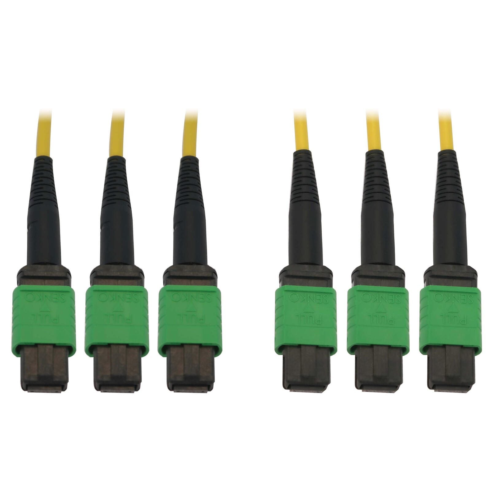 Eaton Tripp Lite Series 40/100G Singlemode 9/125 OS2 Fiber Optic Kabel (3x8F MTP/MPO-APC F/F), 10 m