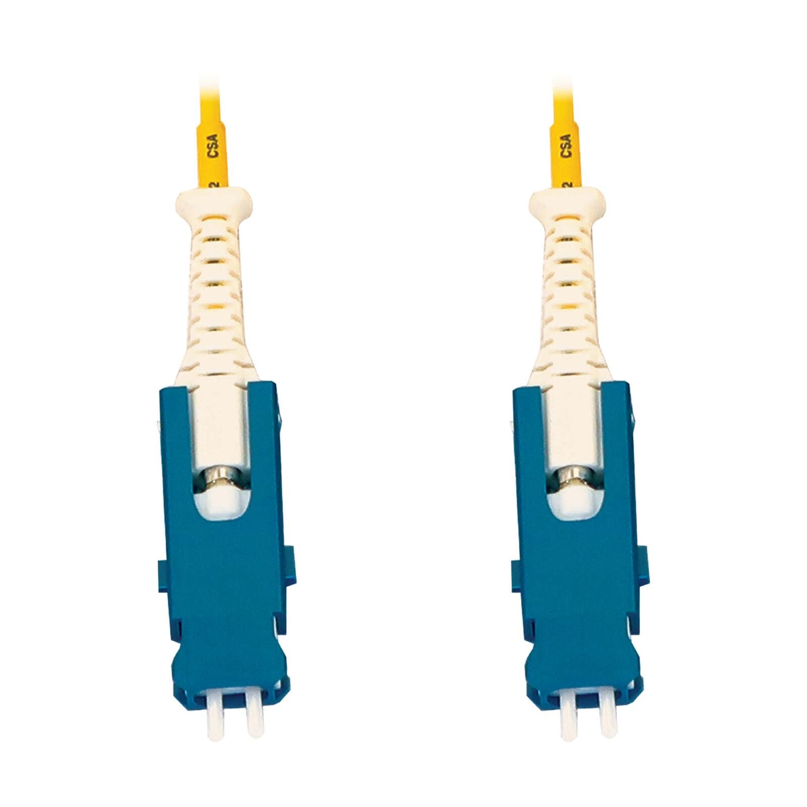 Eaton Tripp Lite Series 400G Singlemode 9/125 OS2 Fiber Optic Kabel (Duplex SN-UPC Stecker/Stecker), 1 m