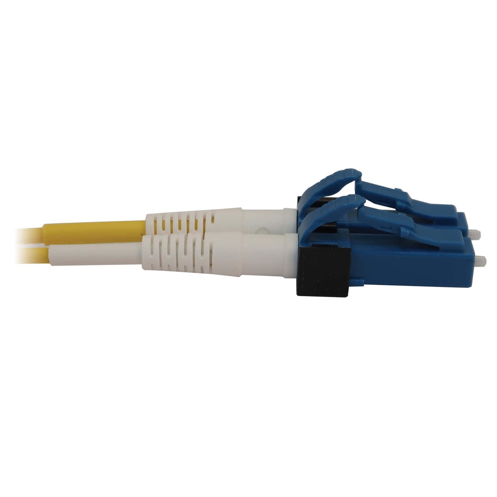 Eaton Tripp Lite Series 400G Singlemode 9/125 OS2 Switchable Fiber Optic Kabel (12F MTP/MPO-APC zu 4x Duplex LC/UPC F/M)