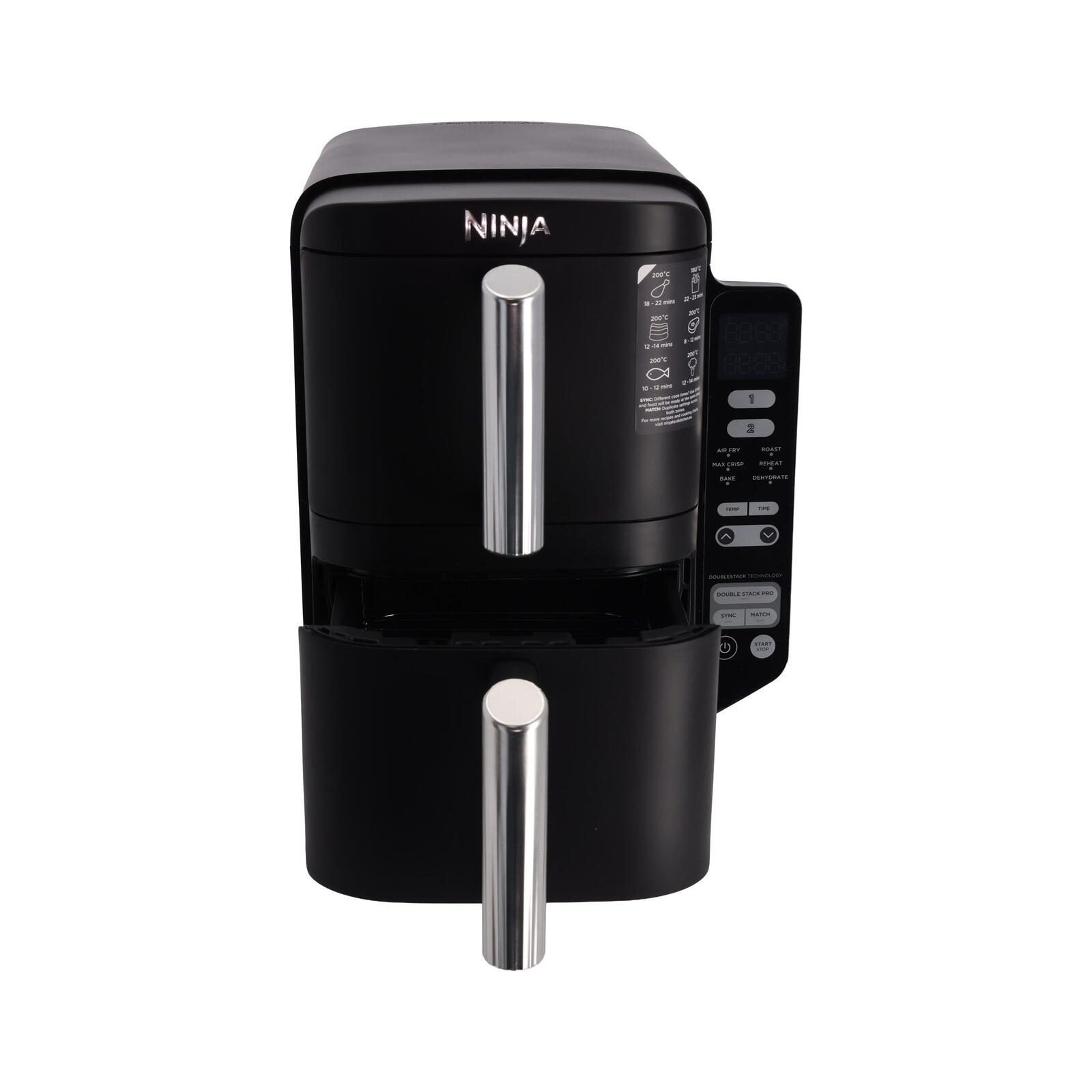 Ninja Double Stack 2-Ebenen Heißluftfritteuse 7,6 L - SL300EU