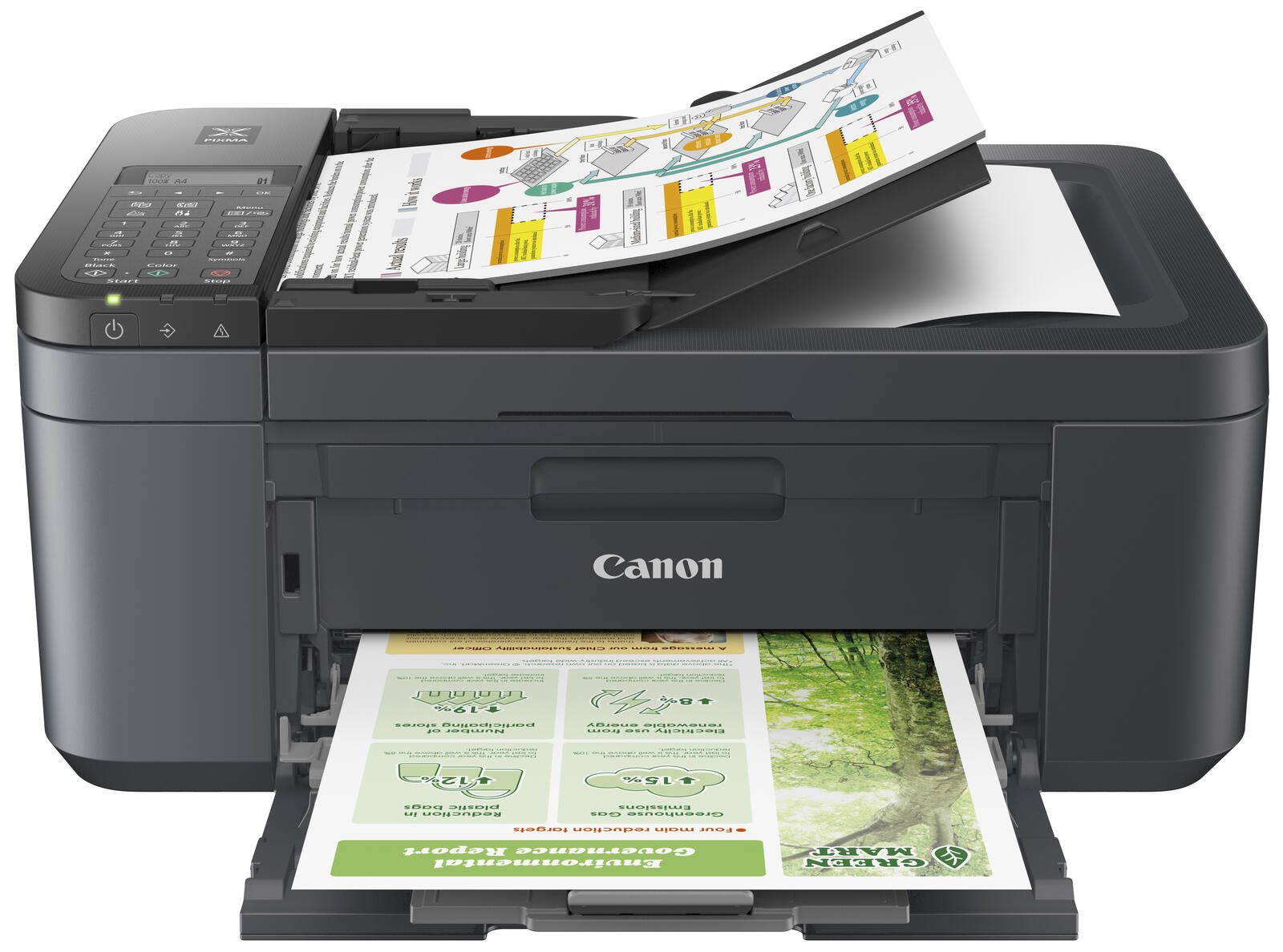 Canon PIXMA TR4755i Tintenstrahl-Multifunktionsgerät (Schwarz)