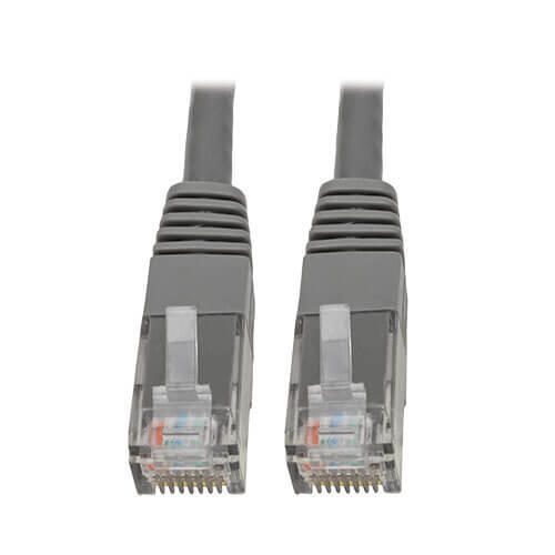 Eaton Tripp Lite Series Cat6 Gigabit Molded (UTP) Ethernet Kabel (RJ45 Stecker/Stecker), PoE, Grau, 3 ft. (0.91 m)