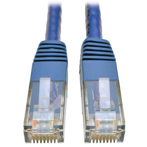 Eaton Tripp Lite Series Cat6 Gigabit Molded (UTP) Ethernet Kabel (RJ45 Stecker/Stecker), Blau, 6 ft. (1.83 m)