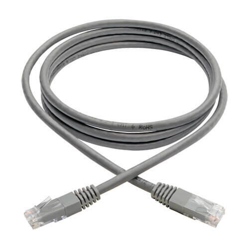 Eaton Tripp Lite Series Cat6 Gigabit Molded (UTP) Ethernet Kabel (RJ45 Stecker/Stecker), PoE, Grau, 6 ft. (1.83 m)