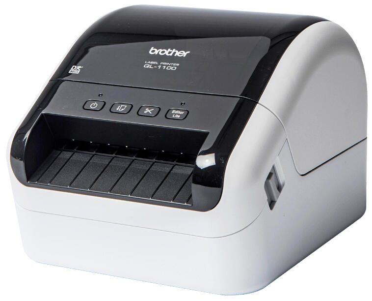 Brother QL-1100C Etikettendrucker Thermodirekt 300 x 300 DPI 110 mm/sek Kabelgebunden
