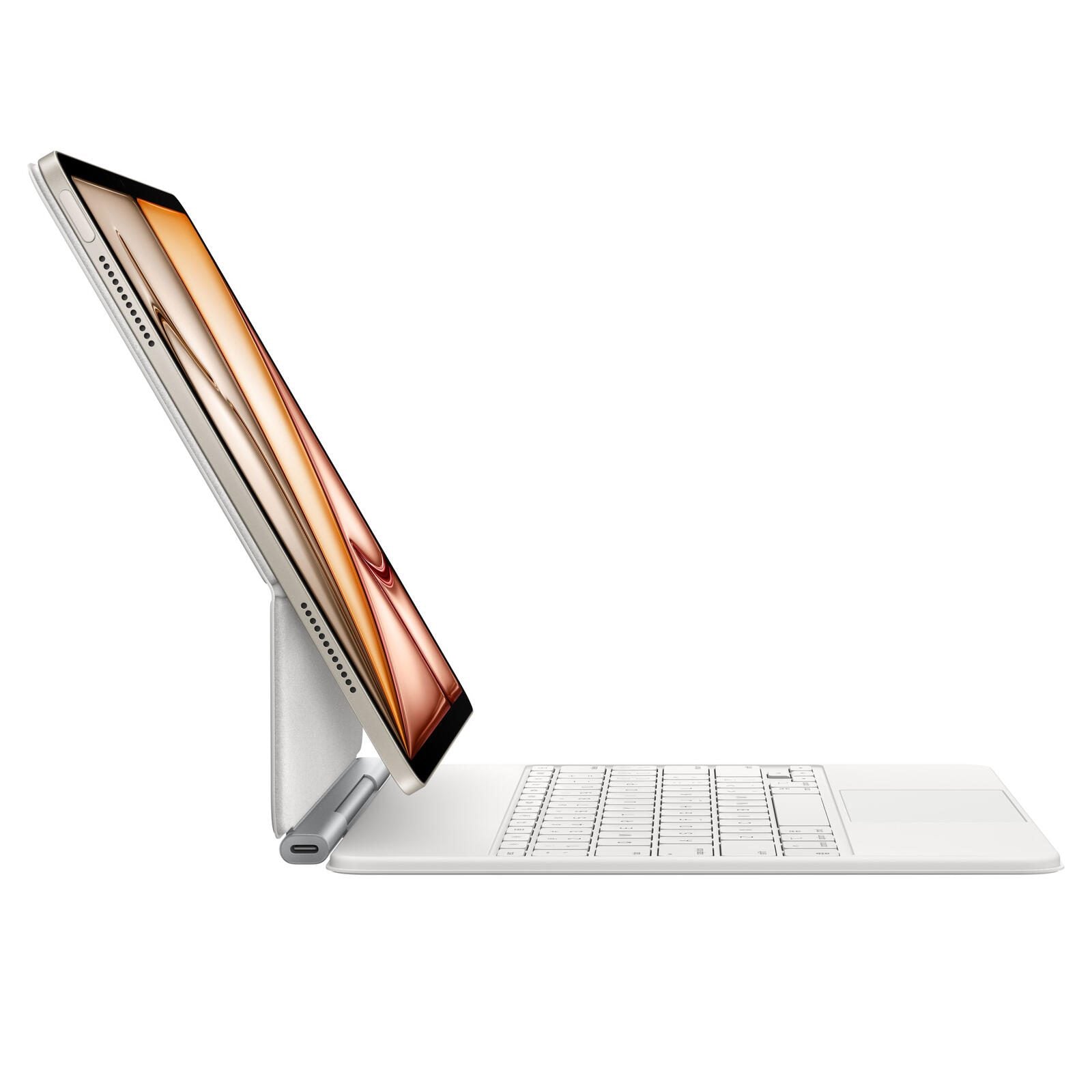 Apple Magic Keyboard für iPad Air 13 Zoll (M3) Tastatur weiß, Deutsch