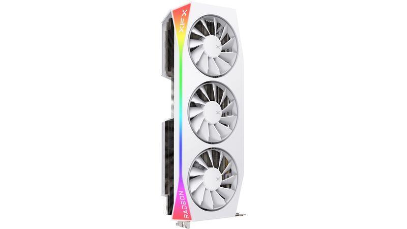 XFX Grafikkarte AMD Radeon RX 9070XT MERCURY Magnetic Air RGB Gaming 16GB GDDR6 OC White