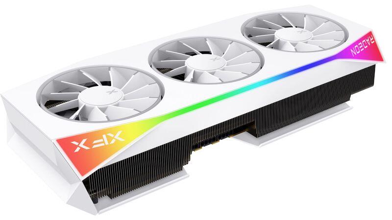 XFX Grafikkarte AMD Radeon RX 9070XT MERCURY Magnetic Air RGB Gaming 16GB GDDR6 OC White