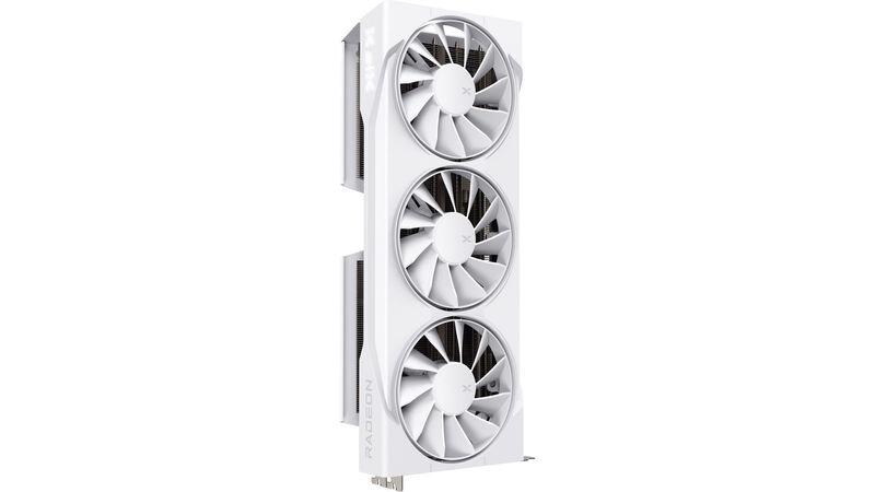 XFX Grafikkarte AMD Radeon RX 9070XT Swift White Triple Fan Gaming Edition 16GB GDDR6