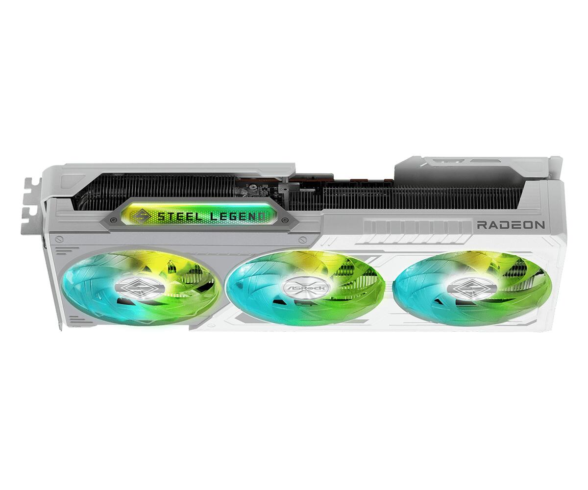 ASRock Grafikkarte AMD Radeon RX 9070 XT Steel Legend 16GB GDDR6