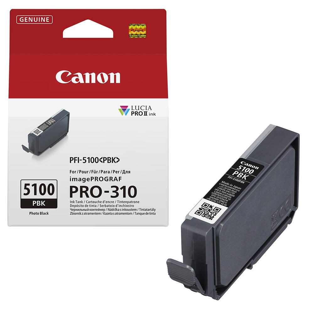 Canon Original PFI-5100 PBK Druckerpatrone - Foto schwarz 6952C001