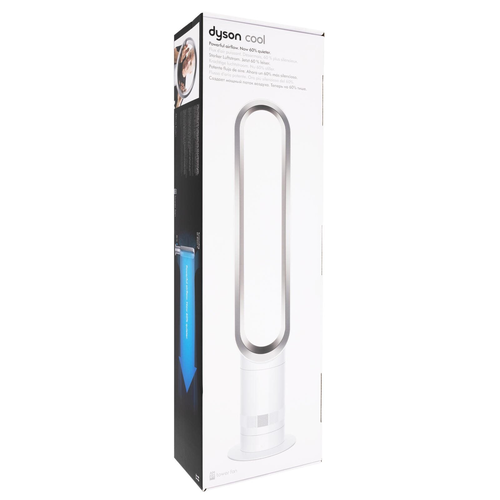 B-WARE Dyson Cool AM07 Turmventilator, weiß/silber