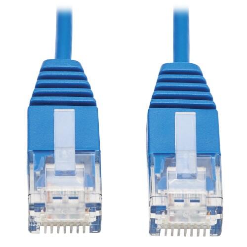 Eaton Tripp Lite Series Cat6 Gigabit Molded Ultra-Slim UTP Ethernet Kabel (RJ45 Stecker/Stecker), Blau, 5 ft. (1.52 m)