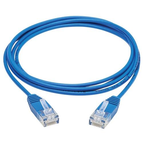 Eaton Tripp Lite Series Cat6 Gigabit Molded Ultra-Slim UTP Ethernet Kabel (RJ45 Stecker/Stecker), Blau, 5 ft. (1.52 m)