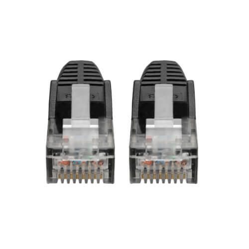 Eaton Tripp Lite Series Cat6 Gigabit Snagless Molded (UTP) Ethernet Kabel (RJ45 Stecker/Stecker), Schwarz, 7 ft. (2.13 m