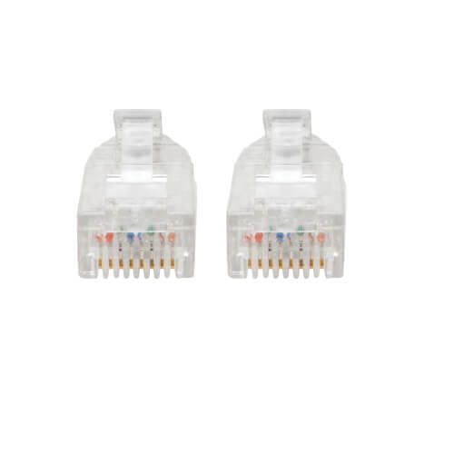 Eaton Tripp Lite Series Cat6 Gigabit Snagless Slim UTP Ethernet Kabel (RJ45 Stecker/Stecker), Schwarz, 5 ft. (1.52 m)