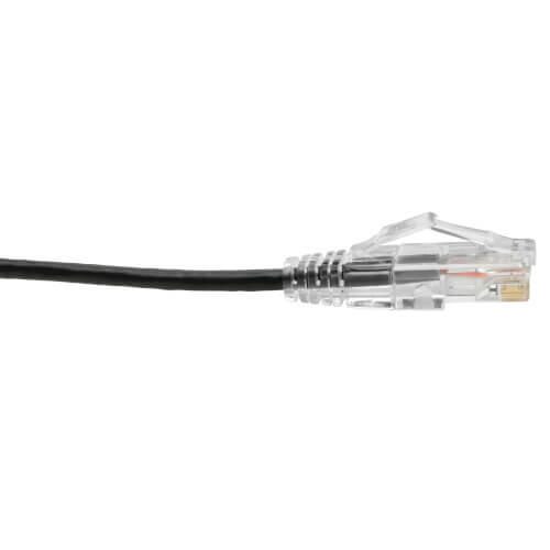 Eaton Tripp Lite Series Cat6 Gigabit Snagless Slim UTP Ethernet Kabel (RJ45 Stecker/Stecker), Schwarz, 6 ft. (1.83 m)