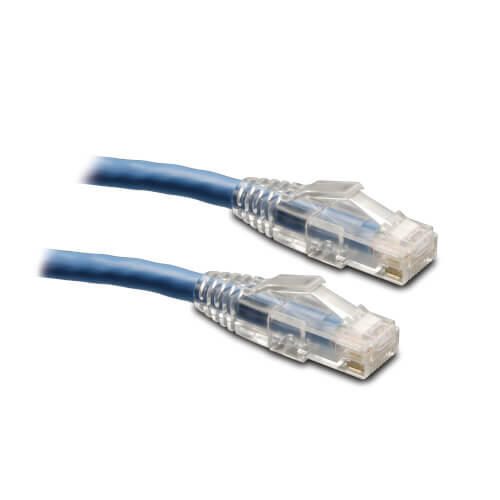 Eaton Tripp Lite Series Cat6 Gigabit Solid Conduczur Snagless UTP Ethernet Kabel (RJ45 Stecker/Stecker), Blue, 100 ft. (