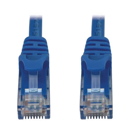 Eaton Tripp Lite Series Cat6a 10G Snagless Molded UTP Ethernet Kabel (RJ45 Stecker/Stecker), PoE, Blue, 5 ft. (1.5 m)