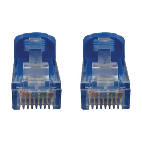 Eaton Tripp Lite Series Cat6a 10G Snagless Molded UTP Ethernet Kabel (RJ45 Stecker/Stecker), PoE, Blue, 5 ft. (1.5 m)