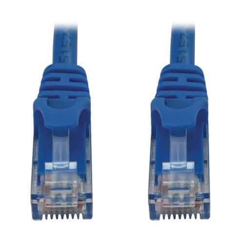 Eaton Tripp Lite Series Cat6a 10G Snagless Molded UTP Ethernet Kabel (RJ45 Stecker/Stecker), PoE, Blue, 25 ft. (7.6 m)