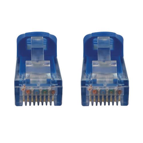 Eaton Tripp Lite Series Cat6a 10G Snagless Molded UTP Ethernet Kabel (RJ45 Stecker/Stecker), PoE, Blue, 25 ft. (7.6 m)