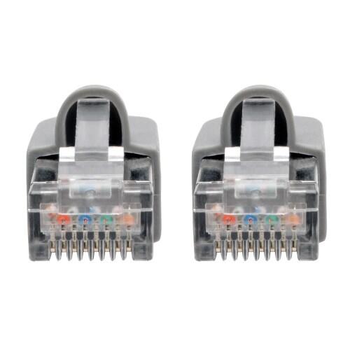 Eaton Tripp Lite Series Cat6a 10G Snagless Shielded STP Ethernet Kabel (RJ45 Stecker/Stecker), PoE, Gray, 6 ft. (1.83 m)