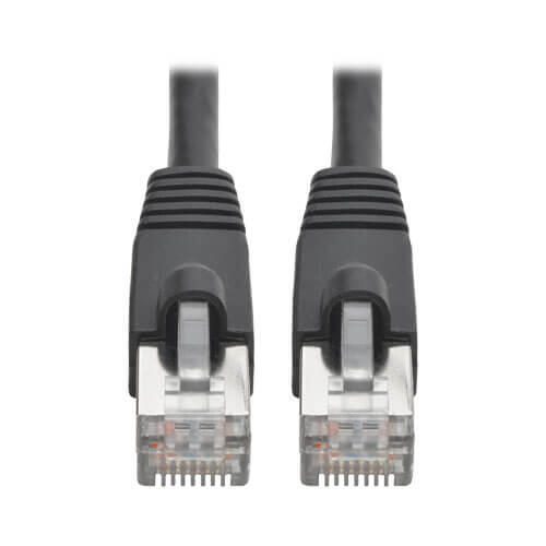 Eaton Tripp Lite Series Cat6a 10G Snagless Shielded STP Ethernet Kabel (RJ45 Stecker/Stecker), PoE, Schwarz, 10 ft. (3.0
