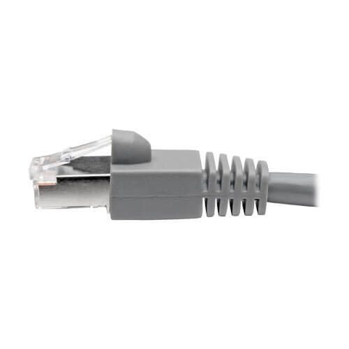 Eaton Tripp Lite Series Cat6a 10G Snagless Shielded STP Ethernet Kabel (RJ45 Stecker/Stecker), PoE, Gray, 10 ft. (3.05 m
