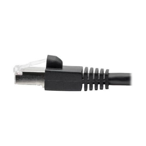 Eaton Tripp Lite Series Cat6a 10G Snagless Shielded STP Ethernet Kabel (RJ45 Stecker/Stecker), PoE, Schwarz, 25 ft. (7.6