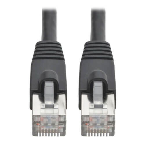 Eaton Tripp Lite Series Cat6a 10G Snagless Shielded STP Ethernet Kabel (RJ45 Stecker/Stecker), PoE, Schwarz, 30 ft. (9.1