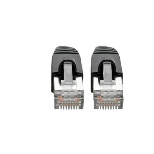 Eaton Tripp Lite Series Cat6a 10G Snagless Shielded STP Ethernet Kabel (RJ45 Stecker/Stecker), PoE, Schwarz, 35 ft. (10.
