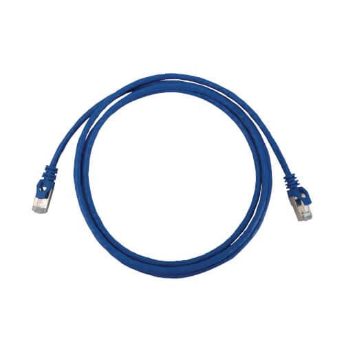 Eaton Tripp Lite Series Cat6a 10G Snagless Shielded Slim STP Ethernet Kabel (RJ45 Stecker/Stecker), PoE, Blue, 7 ft. (2.