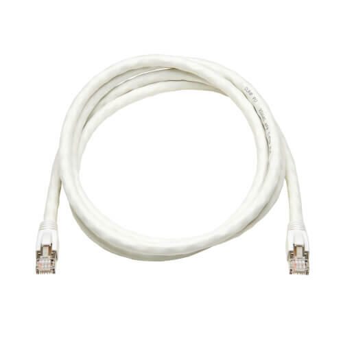 Eaton Tripp Lite Series Cat8 25G/40G Certified Snagless Shielded S/FTP Ethernet Kabel (RJ45 Stecker/Stecker), PoE, White