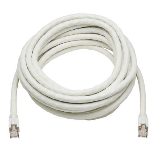 Eaton Tripp Lite Series Cat8 25G/40G Certified Snagless Shielded S/FTP Ethernet Kabel (RJ45 Stecker/Stecker), PoE, White