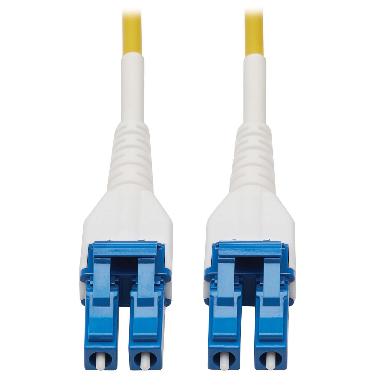 Eaton Tripp Lite Series 100G Duplex Singlemode 9/125 OS2 Armored Fiber Optic Kabel (LC/LC Duplex Stecker/Stecker), LSZH,