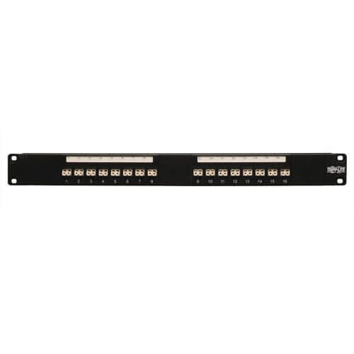 Eaton Tripp Lite Series 16-Port Patchpanel für Glasfaser, 1U (LC/LC)