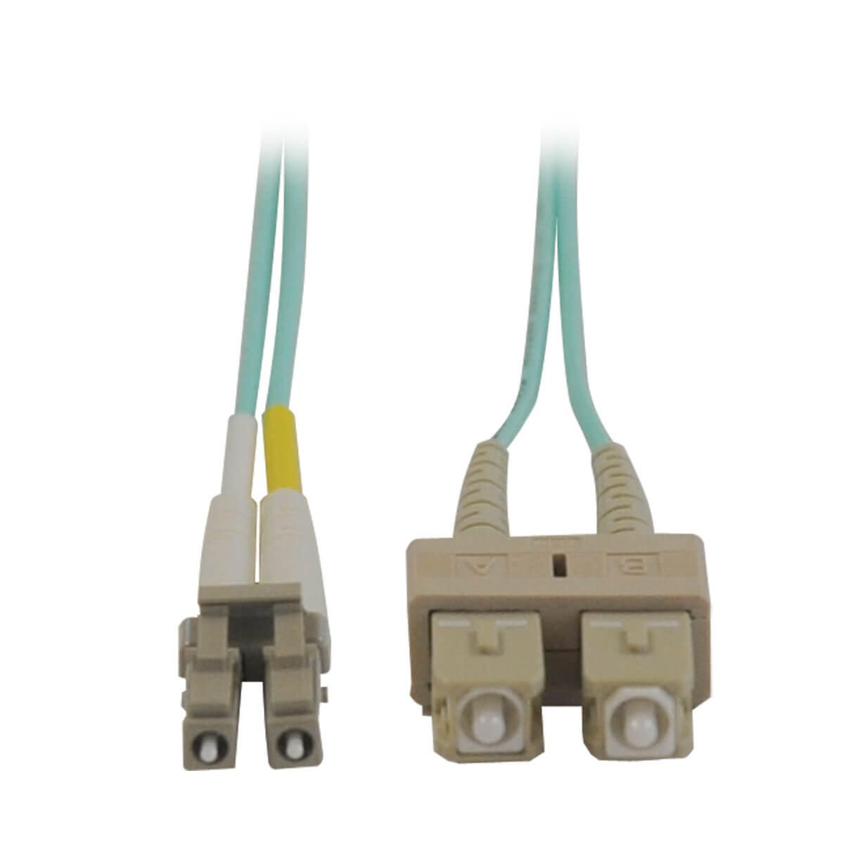 Eaton Tripp Lite Series 10Gb Duplex Multimode 50/125 OM3 LSZH Fiber Patch Kabel (LC/SC) - Aqua, 2M (6 ft.)