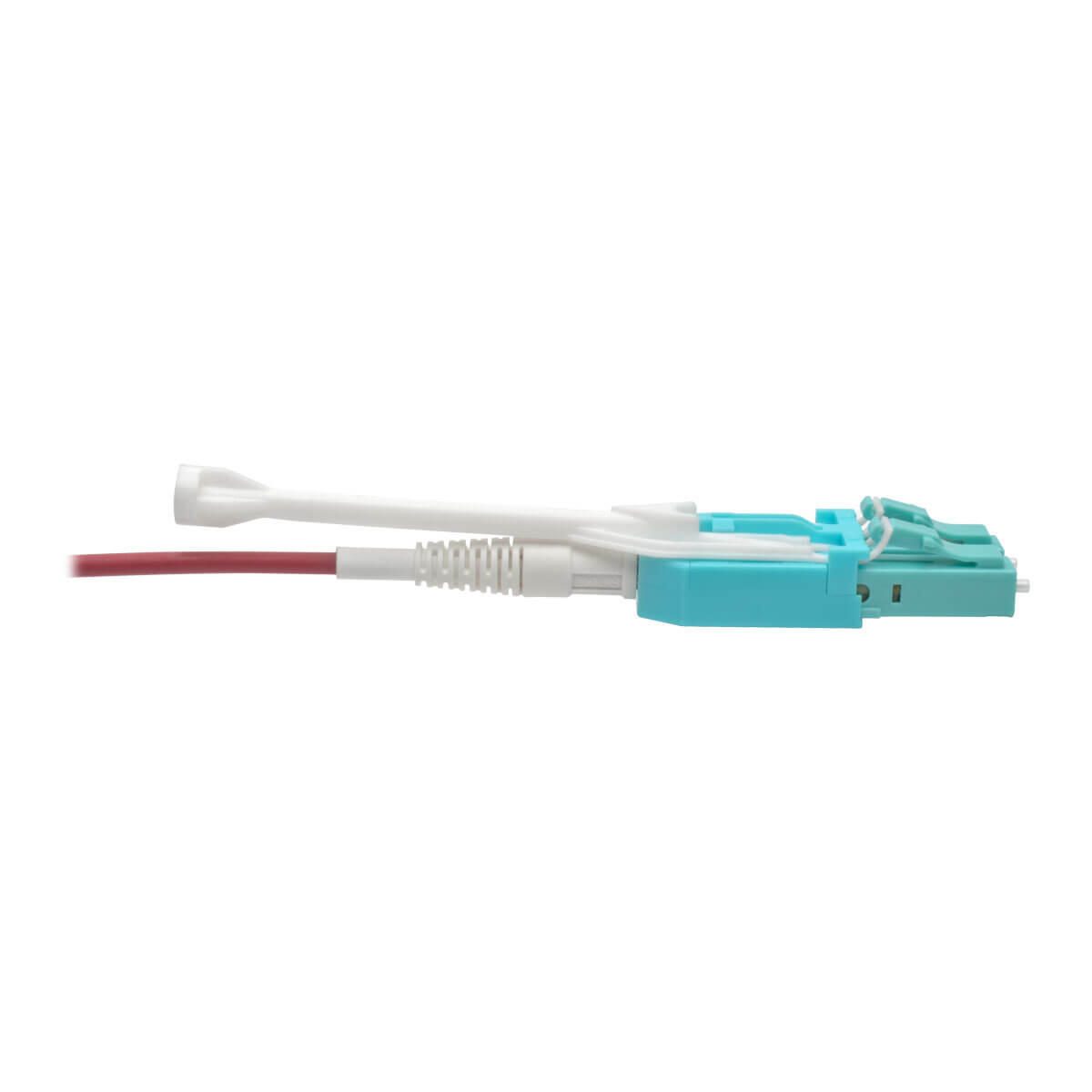 Eaton Tripp Lite Series 10G Duplex Multimode 50/125 OM4 LSZH Fiber Optic Kabel (LC/LC), Push/Pull Tabs, Magenta, 2 m