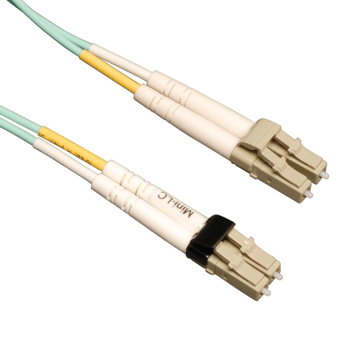 Eaton Tripp Lite Series 10Gb Duplex Multimode 50/125 OM3 LSZH Fiber Patch Kabel (Mini-LC / LC) - Aqua, 10M (33 ft.)
