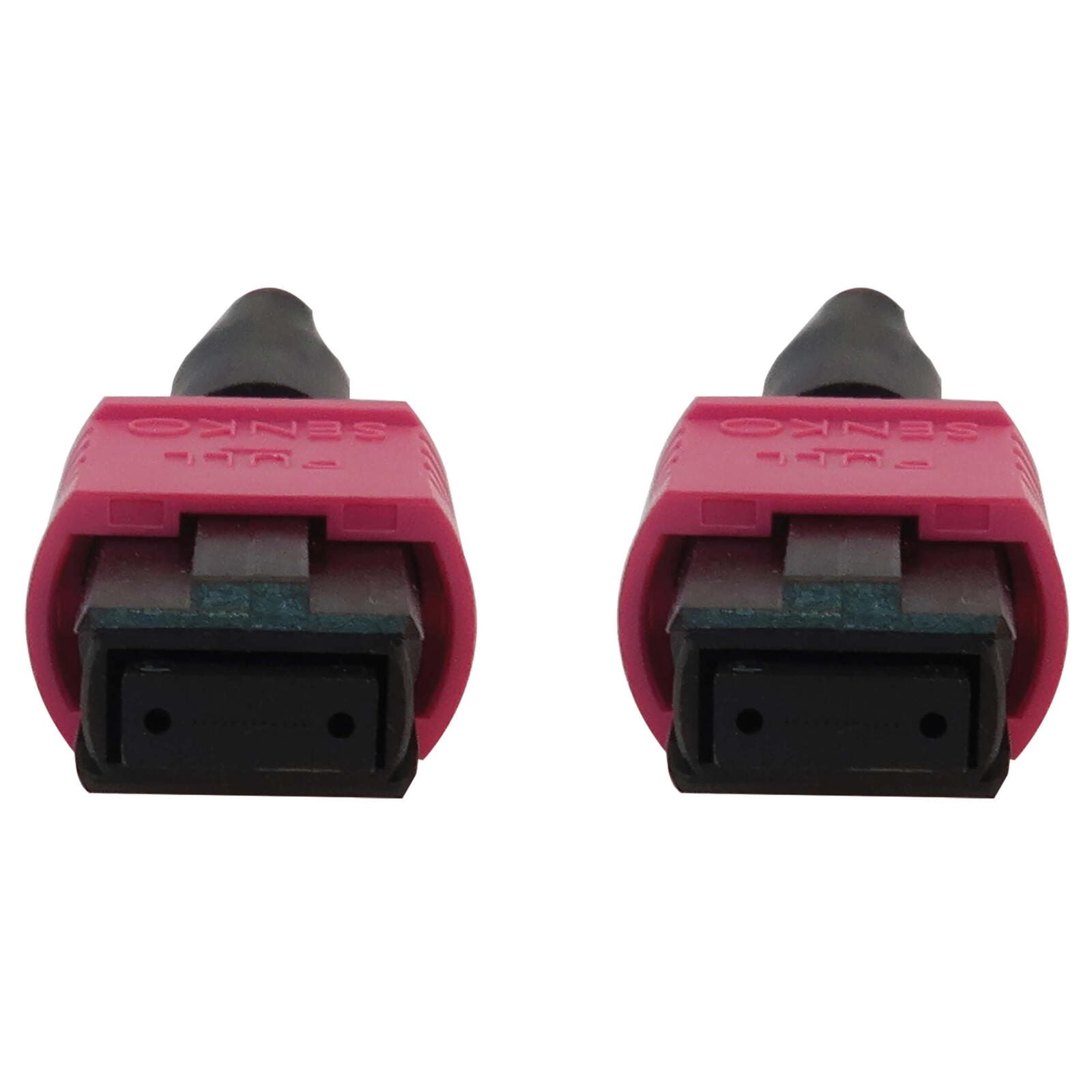 Eaton Tripp Lite Series 100G Multimode 50/125 OM4 Fiber Optic Kabel (12F MTP/MPO-PC F/F), LSZH, Magenta, 1 m (3.3 ft.)