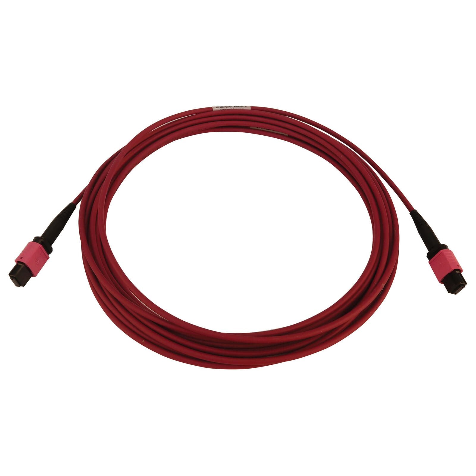 Eaton Tripp Lite Series 100G Multimode 50/125 OM4 Fiber Optic Kabel (12F MTP/MPO-PC F/F), LSZH, Magenta, 5 m (16.4 ft.)