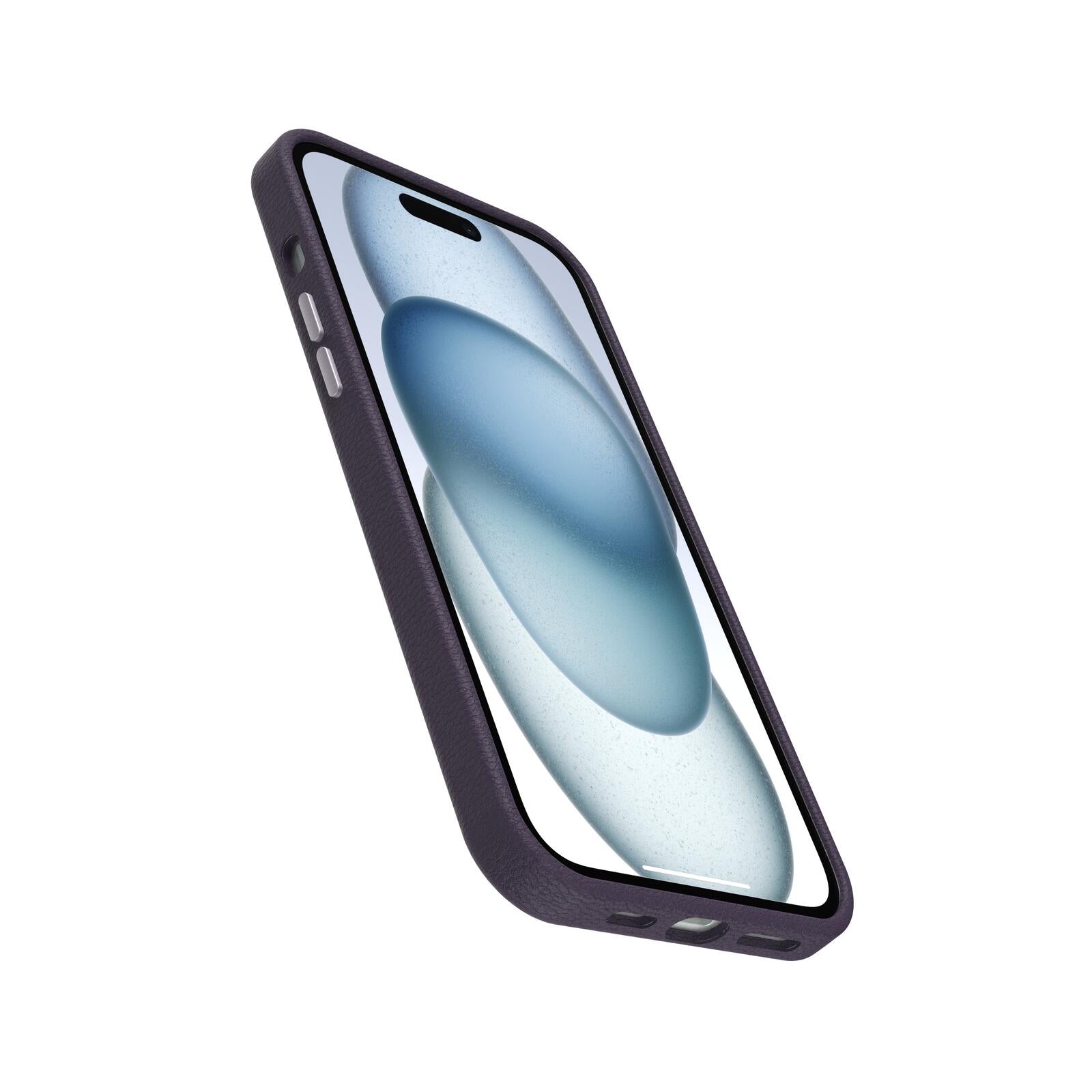 OtterBox Symmetry Cactus Leather Apple iPhone 15 Plus Plum Luxe - purple