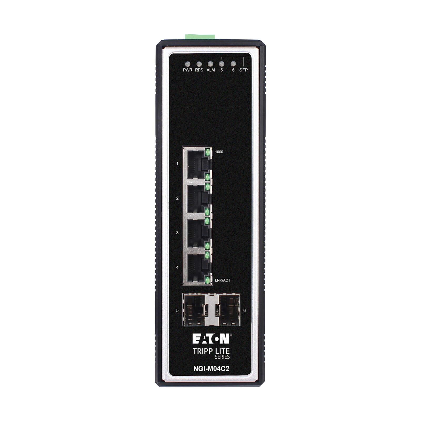 Eaton Tripp Lite Series 4-Port Managed Industrial Gigabit Ethernet Switch