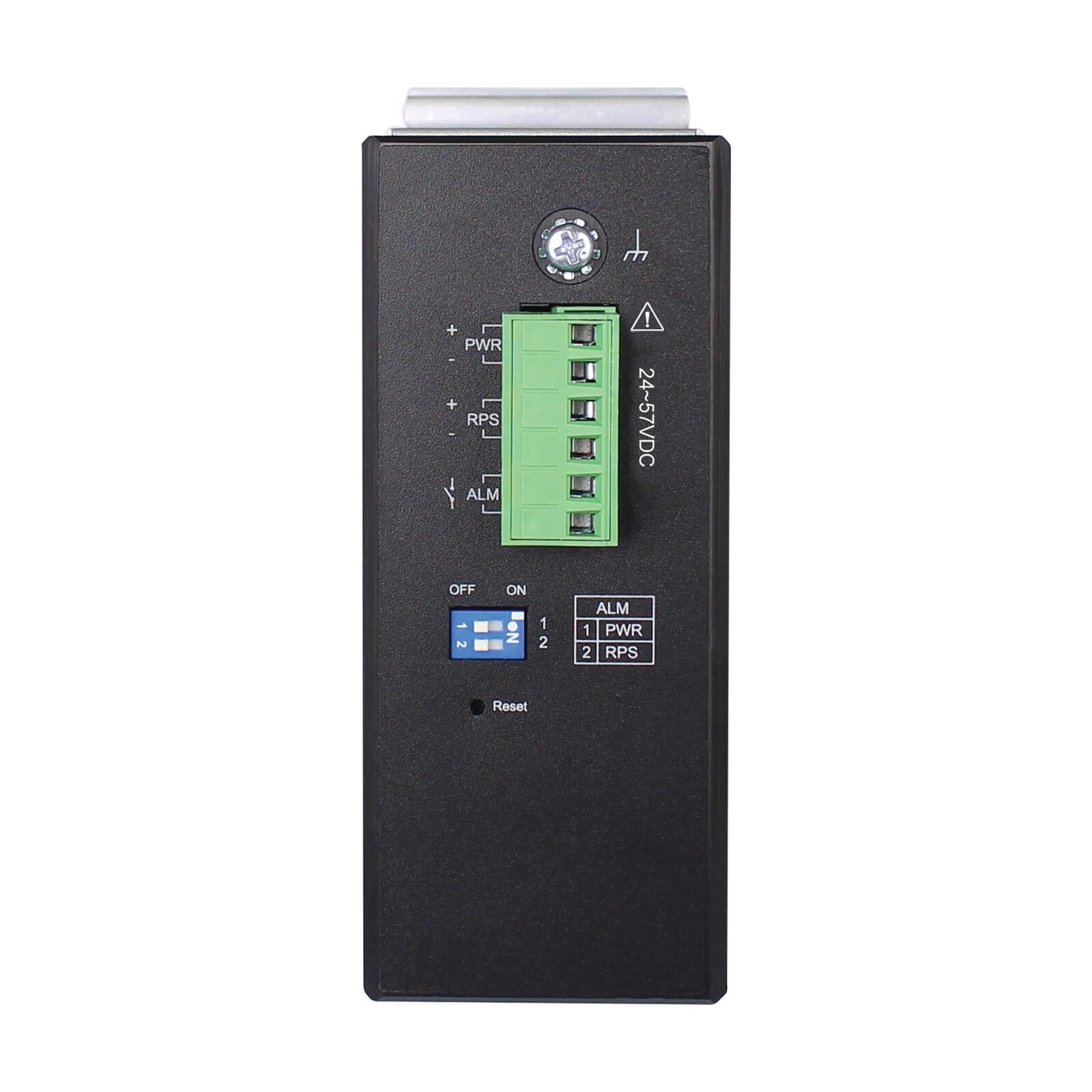 Eaton Tripp Lite Series 8-Port Managed Industrial Gigabit Ethernet Switch - Layer 2, 1 Gbps, PoE+ 30W, 4 GbE SFP Ports,