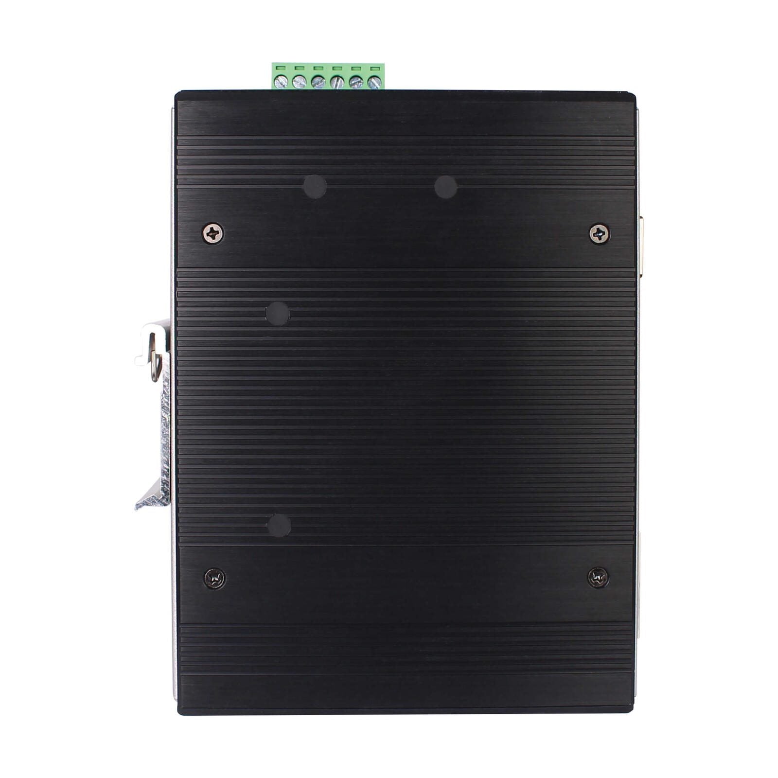 Eaton Tripp Lite Series 8-Port Managed Industrial Gigabit Ethernet Switch - Layer 2, 1 Gbps, PoE+ 30W, 4 GbE SFP Ports,