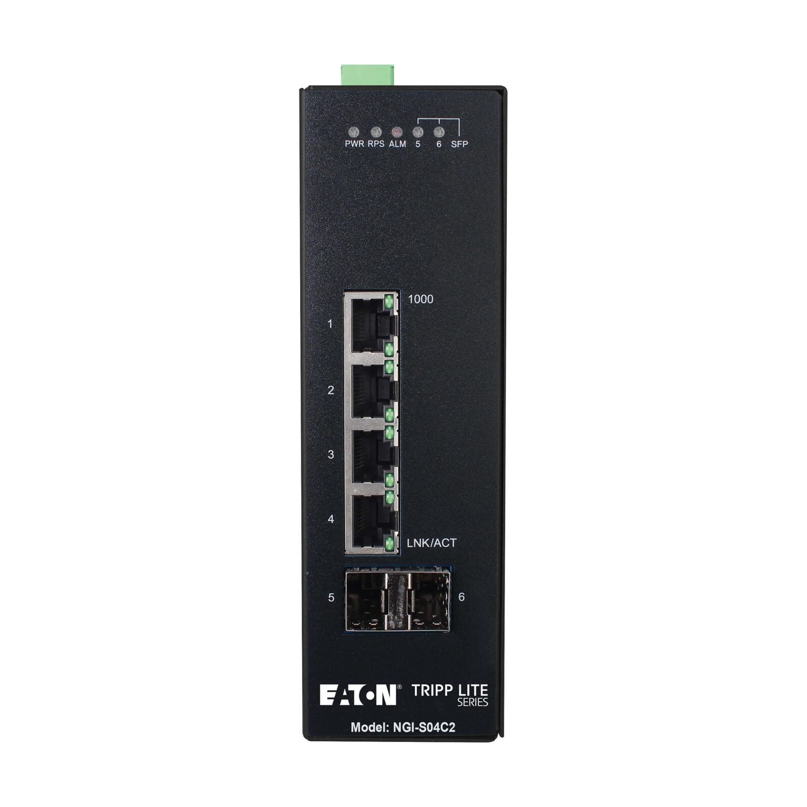 Eaton Tripp Lite Series 4-Port Lite Managed Industrial Gigabit Ethernet Switch