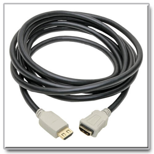 Eaton Tripp Lite Series High-Speed HDMI Verlängerung Kabel (M/F) - 4K 60 Hz, HDR, 4:4:4, Greifverbinder, 10 ft. (3.05 m)