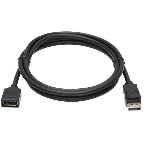 Eaton Tripp Lite Series DisplayPort Verlängerung Kabel mit Latch, 4K @ 60 Hz, HDCP 2.2 (M/F), 6 ft. (1.83 m)