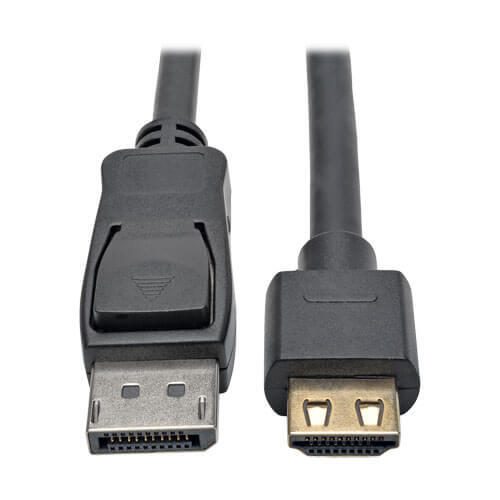 Eaton Tripp Lite Series DisplayPort 1.2 zu HDMI Active Adapterkabel (Stecker/Stecker), 4K 60 Hz, Gripping HDMI Plug, HDC